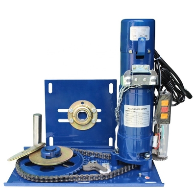 220V AC 600kg Modern Side Opening Garage Doors Roller Motor