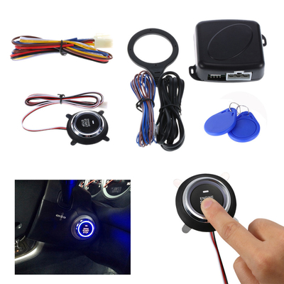 Push Start One Button Start + Transponder China Manufacturer Hot Sale Remote Keyless Entry With RFID Anti Theft Button Start And Push Engine Remote Engine Start System